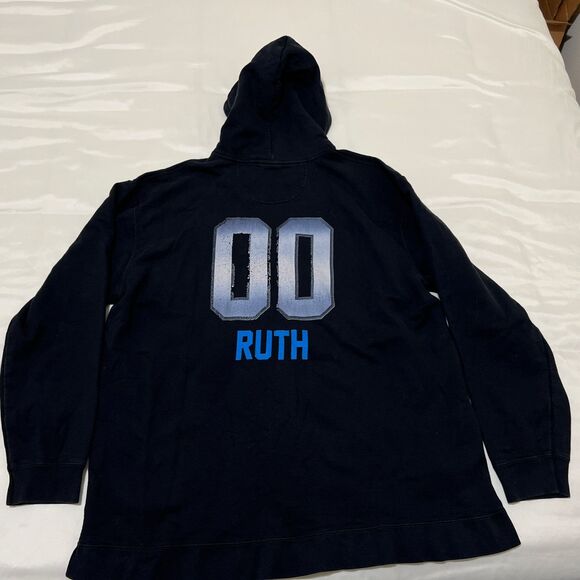 Carolina Panthers Hoodie Men 2XL XXL Black Fanatics Sweatshirt 00 Ruth Blokecore - Picture 7 of 15